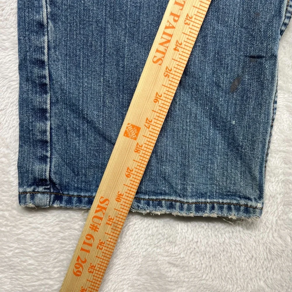 Levi's 569‎ Loose Straight Jeans Men's Blue Denim Cotton Zip Fly Y2K - 34X30.5